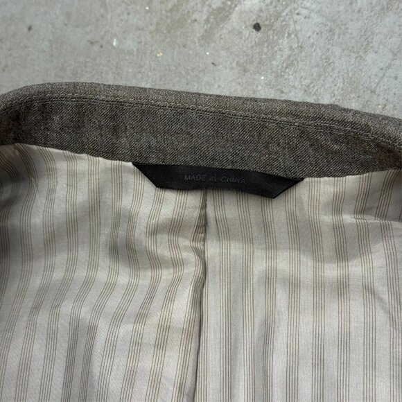 Banana Republic Suit Vitale Barberis Canonico 120s Flannel Wool 2pc 38R 32x31 - Picture 13 of 16